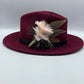 Peach, Brown & Natural Feather Hat Pin (CFP408)