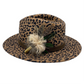 Cream, Green & Natural Feather Hat Pin (CFP645)