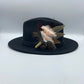 Peach, Brown & Natural Feather Hat Pin (CFP408)