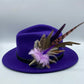 Pink & Natural Feather Hat Pin (CFP347)