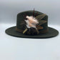 Peach, Brown & Natural Feather Hat Pin (CFP408)