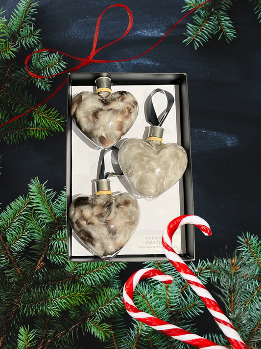 Heart Feather Baubles (CFHE9016)