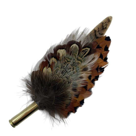 Natural Feather Hat Pin (CFP711)