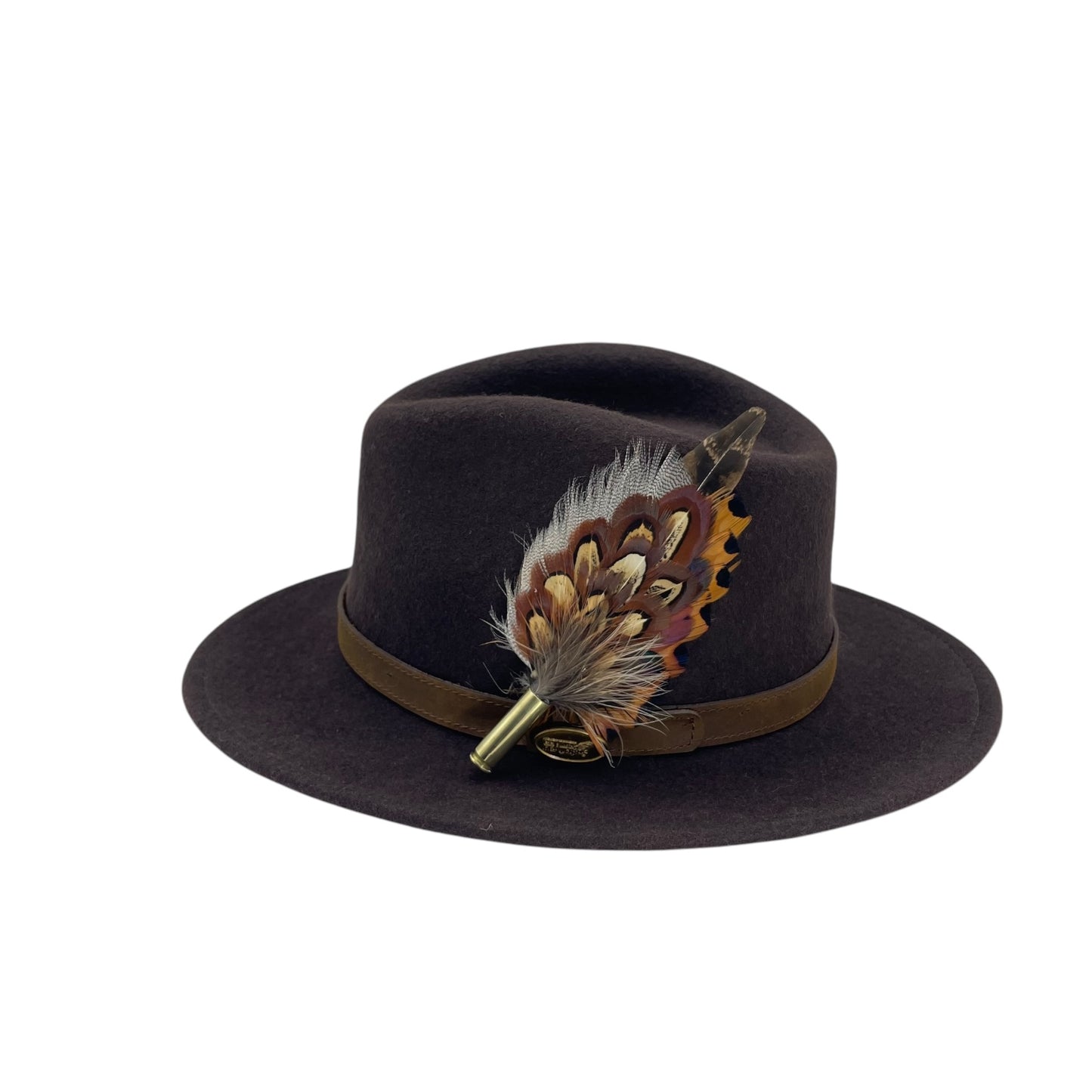 Natural Feather Hat Pin (CFP701)