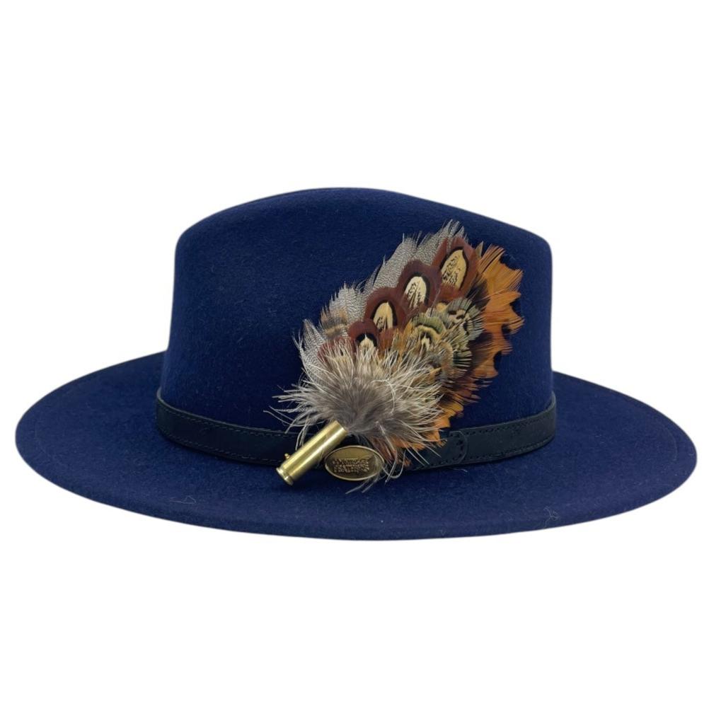 Natural Feather Hat Pin (CFP704)