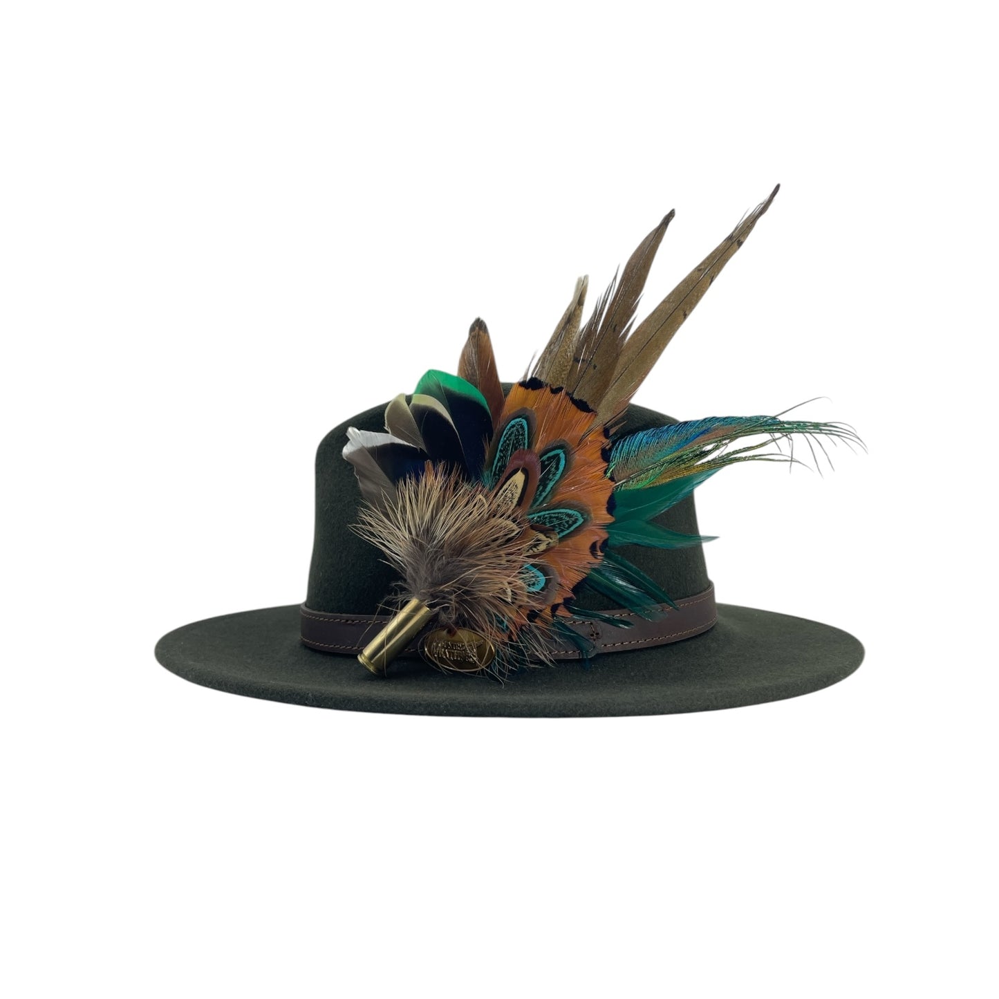 Teal & Natural Feather Hat Pin (CFP764) (Copy)