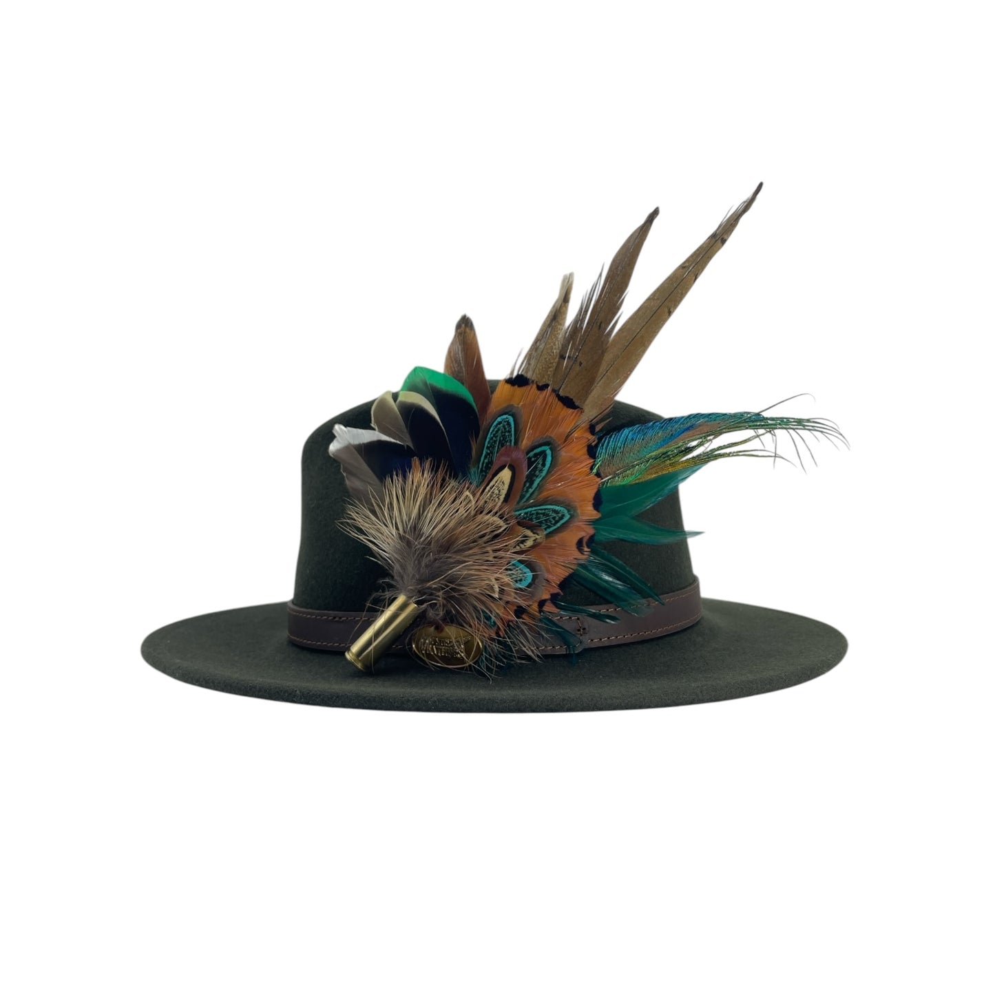 Teal & Natural Feather Hat Pin (CFP764) (Copy)