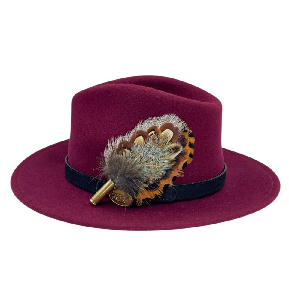 Natural Feather Hat Pin (CFP713)