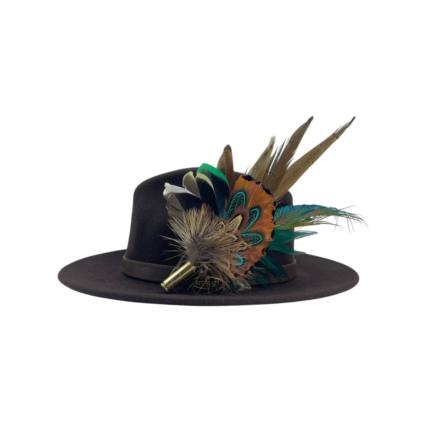 Teal & Natural Feather Hat Pin (CFP764) (Copy)