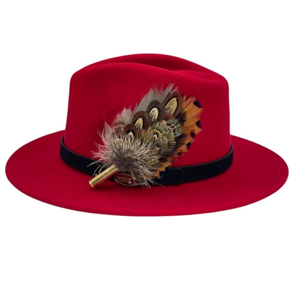 Natural Feather Hat Pin (CFP704)