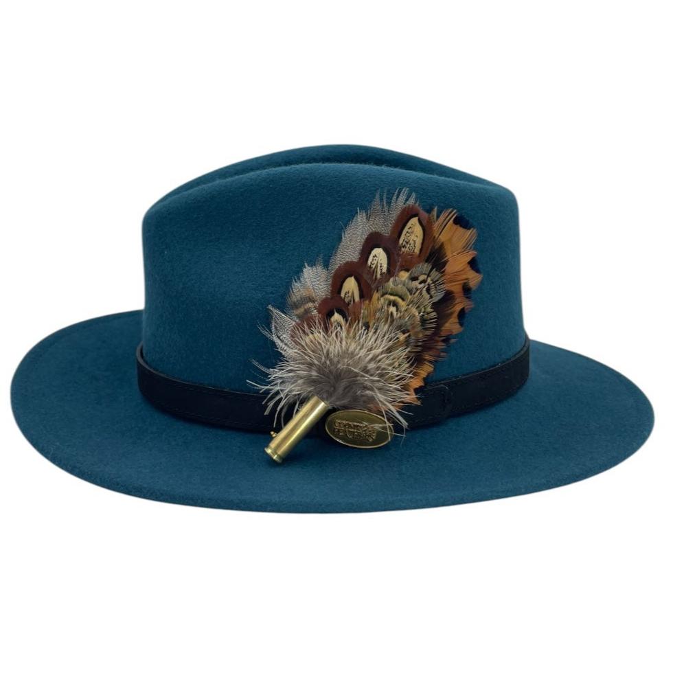 Natural Feather Hat Pin (CFP704)