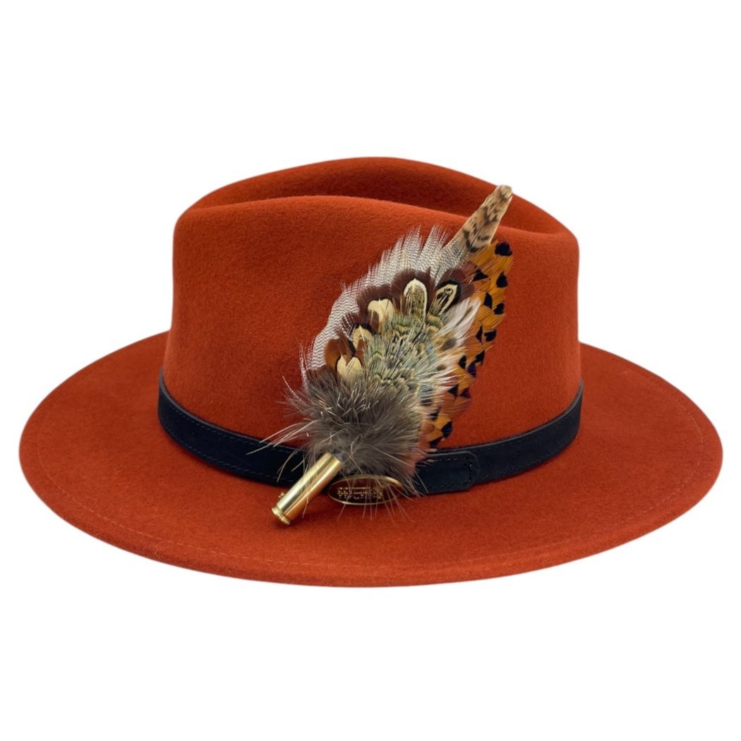 Natural Feather Hat Pin (CFP711)