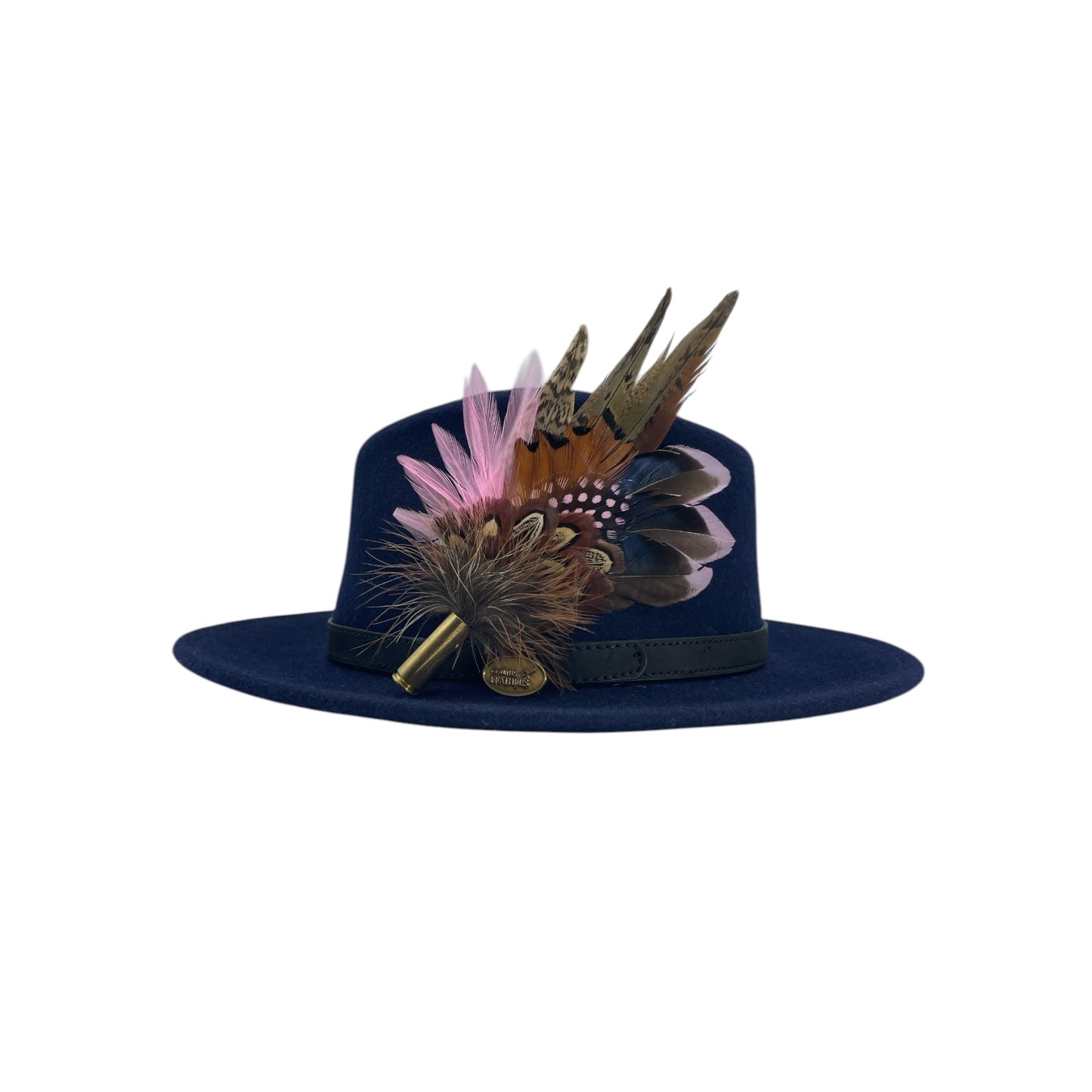 Light Pink & Natural Feather Hat Pin (CFP759)