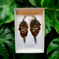 Natural Feather Boot Tassels (CFB4100)