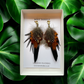 Natural Feather Boot Tassels (CFB4108)