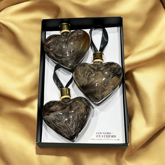 Heart Feather Baubles (CFHE9008)