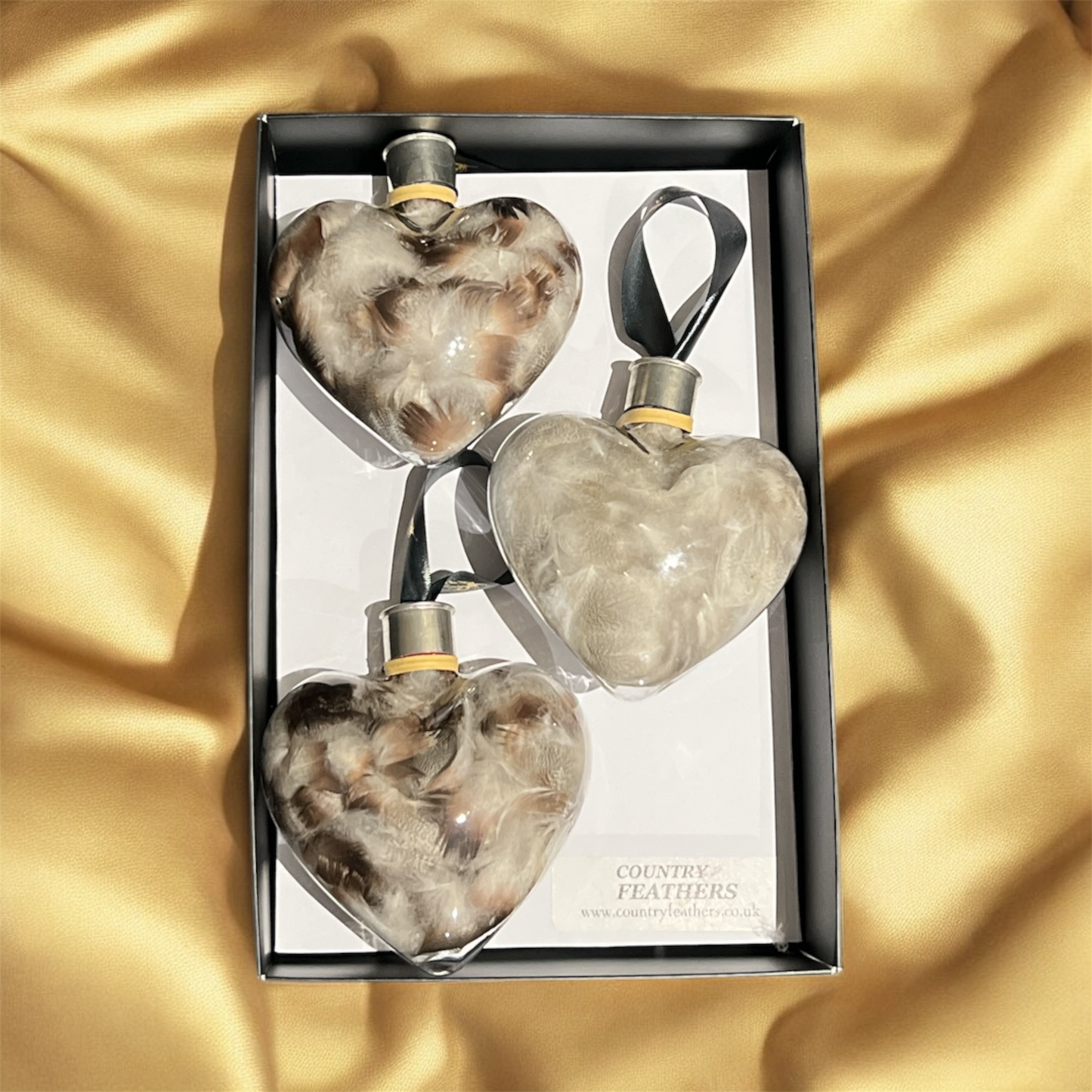 Heart Feather Baubles (CFHE9016)