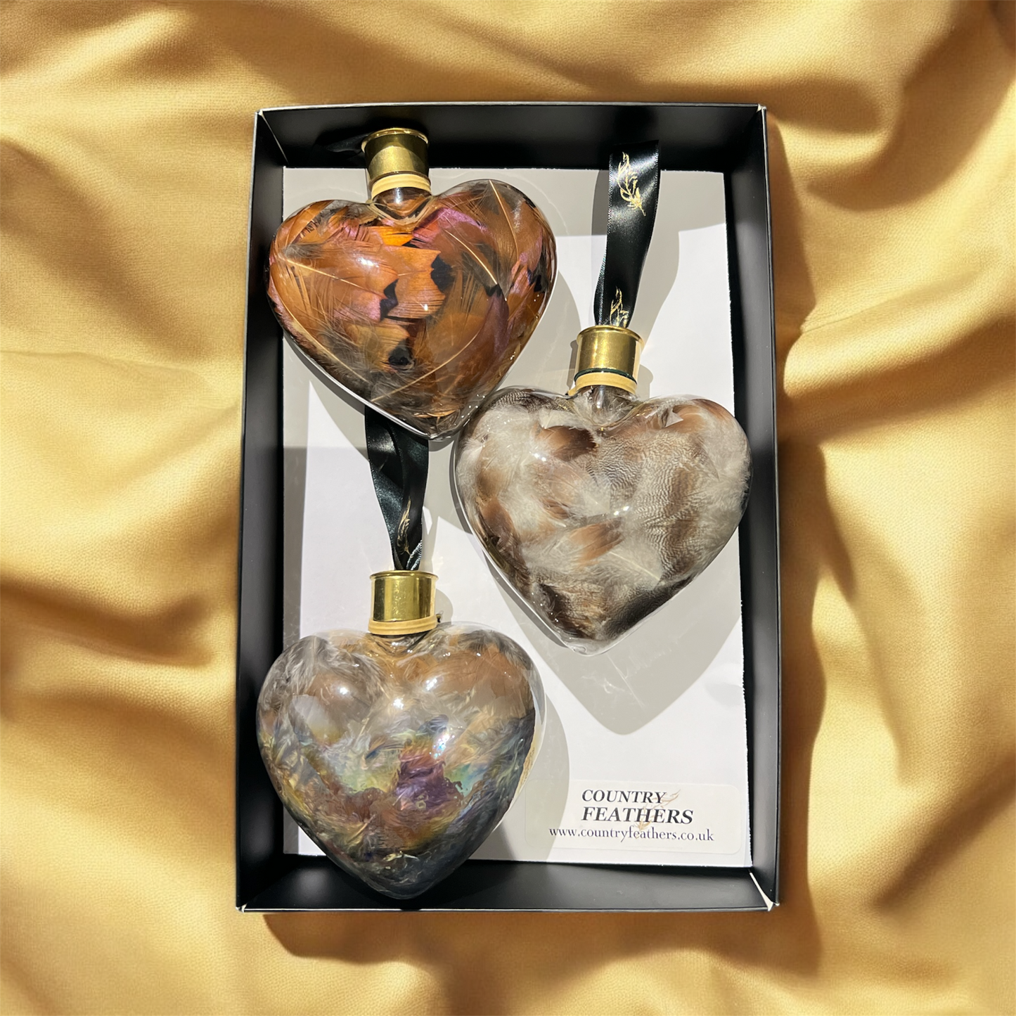 Heart Feather Baubles (CFHE9025)