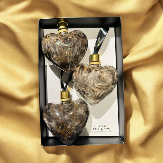 Heart Feather Baubles (CFHE9026)