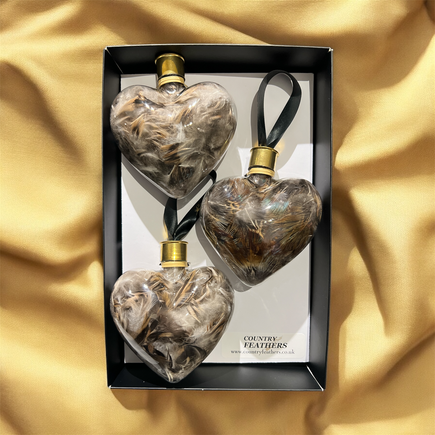 Heart Feather Baubles (CFHE9027)