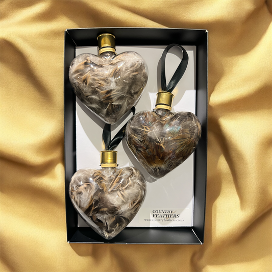 Heart Feather Baubles (CFHE9027)