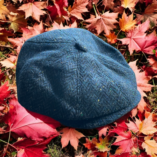 Blue Fleck Baker Boy Cap (CFFC7014)