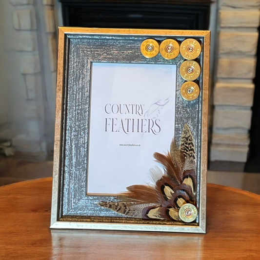 Pheasant & Duck Feather Photo Frame (CFPF2374)