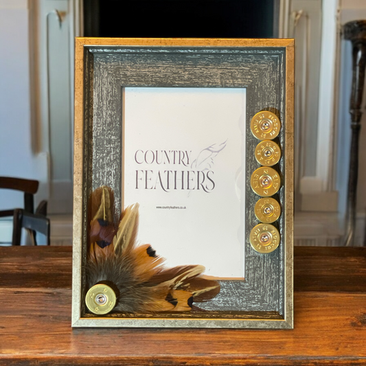 Pheasant Feather Photo Frame (CFPF2375)