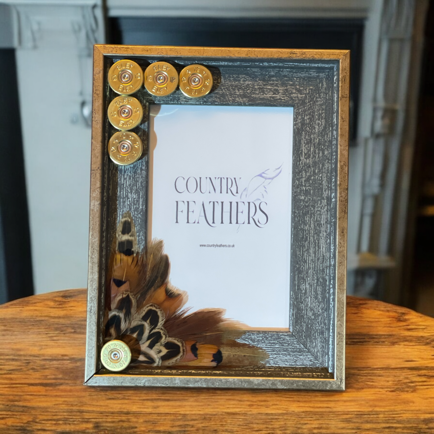 Pheasant Feather Photo Frame (CFPF2377)