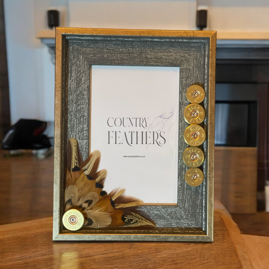 Pheasant Feather Photo Frame (CFPF2378)