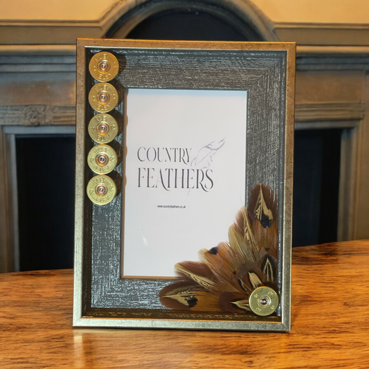 Pheasant Feather Photo Frame (CFPF2381)