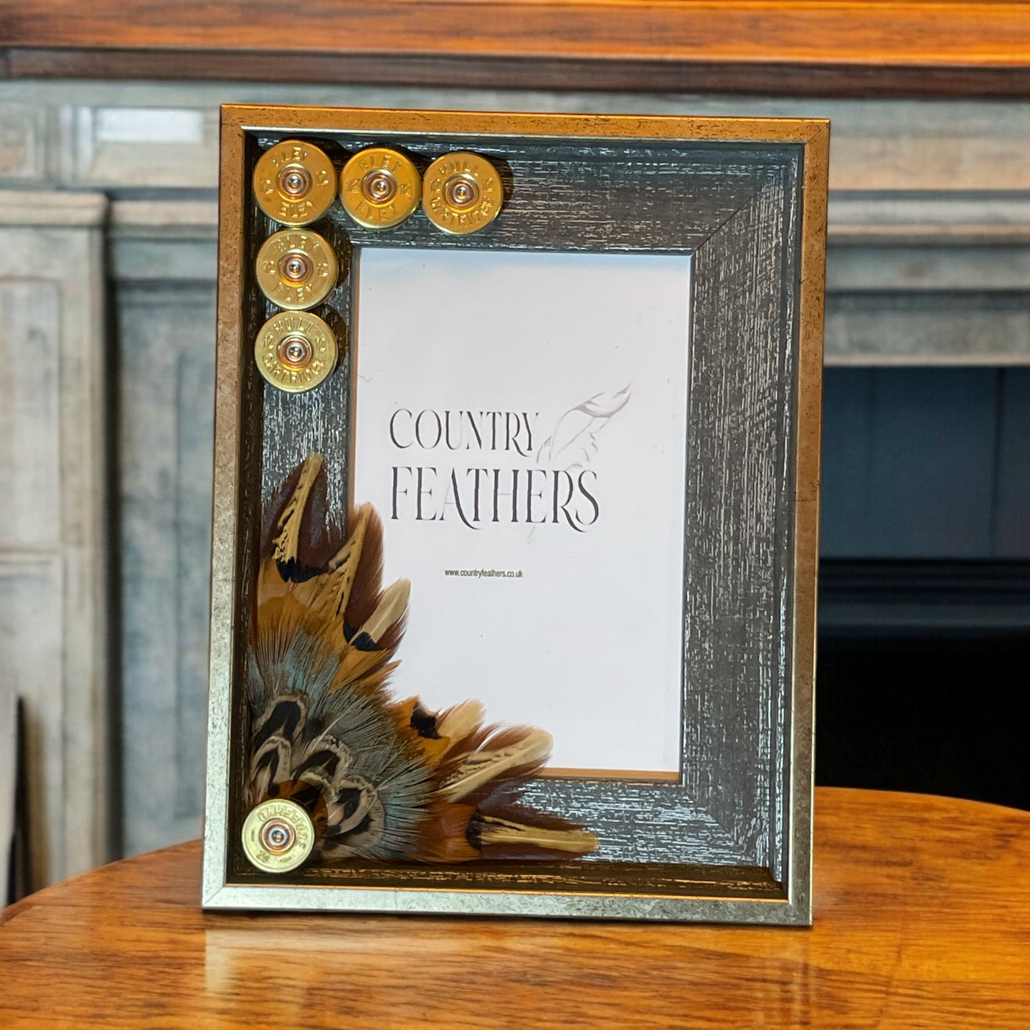 Pheasant Feather Photo Frame (CFPF2382)