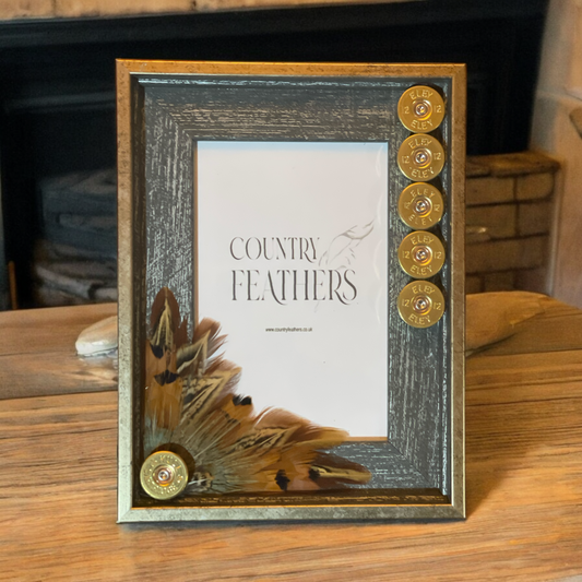 Pheasant Feather Photo Frame (CFPF2385)