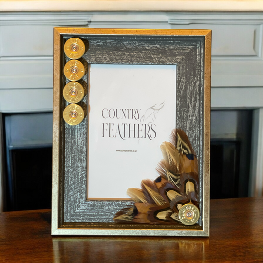 Pheasant Feather Photo Frame (CFPF2386)