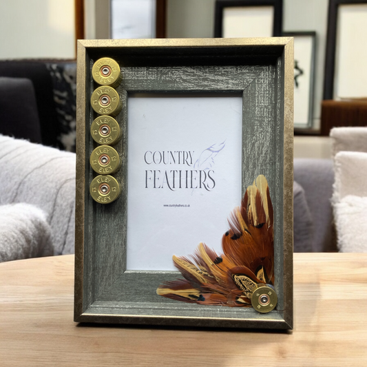 Pheasant Feather Photo Frame (CFPF2407)