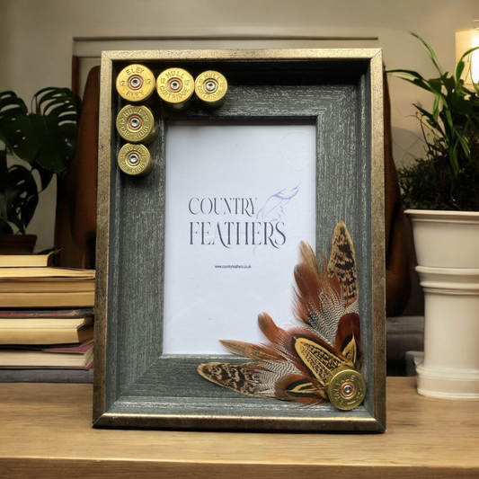 Pheasant & Duck Feather Photo Frame (CFPF2408)