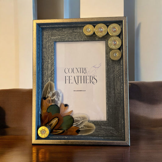 Peacock, Pheasant & Duck Feather Photo Frame (CFPF2361)