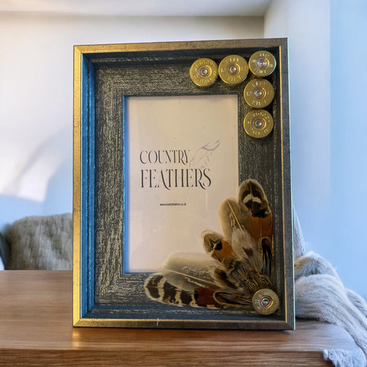 Pheasant & Duck Feather Photo Frame (CFPF2371)