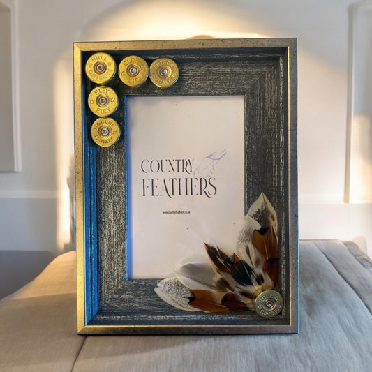 Peacock, Pheasant & Duck Feather Photo Frame (CFPF2368)