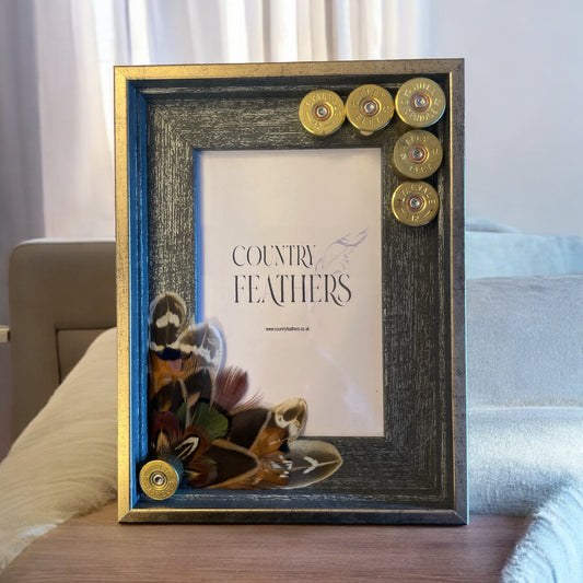 Peacock, Pheasant & Duck Feather Photo Frame (CFPF2367)