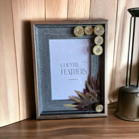 Pheasant Feather Photo Frame (CFPF2209)