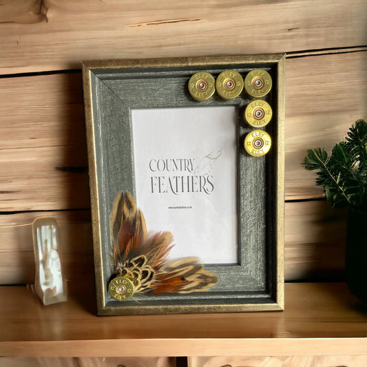 Pheasant & Duck Feather Photo Frame (CFPF2144)