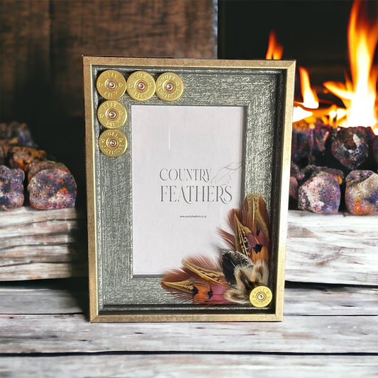 Pheasant & Duck Feather Photo Frame (CFPF2344)