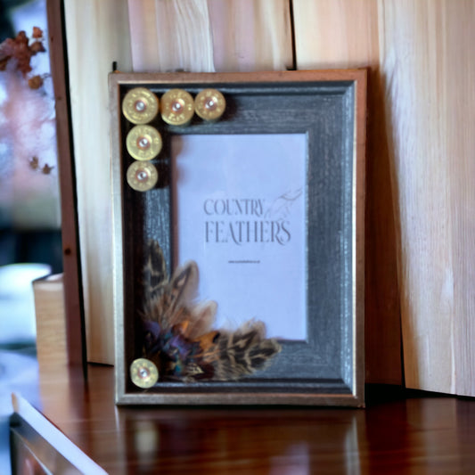 Pheasant Feather Photo Frame (CFPF2203)