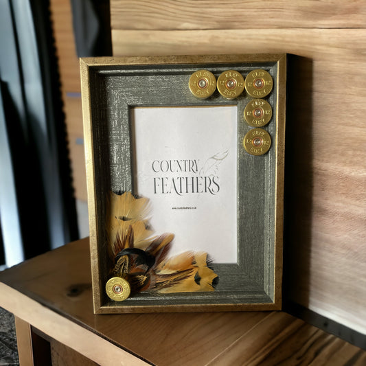 Pheasant & Duck Feather Photo Frame (CFPF2194)