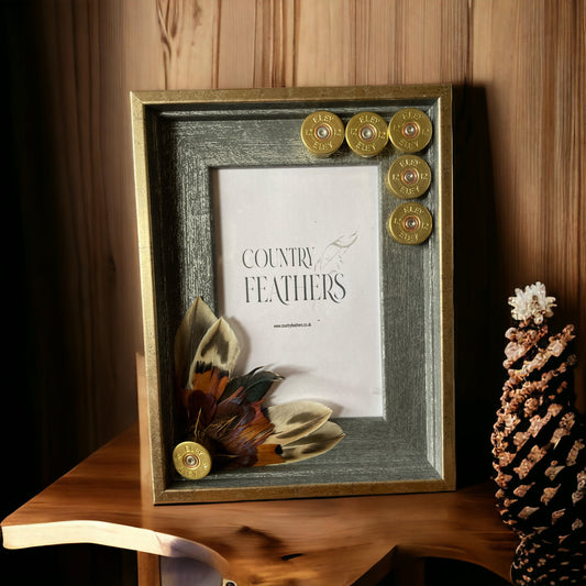 Pheasant & Duck Feather Photo Frame (CFPF2171)