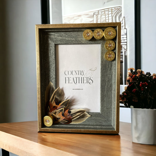 Duck & Pheasant Feather Photo Frame (CFPF2189)