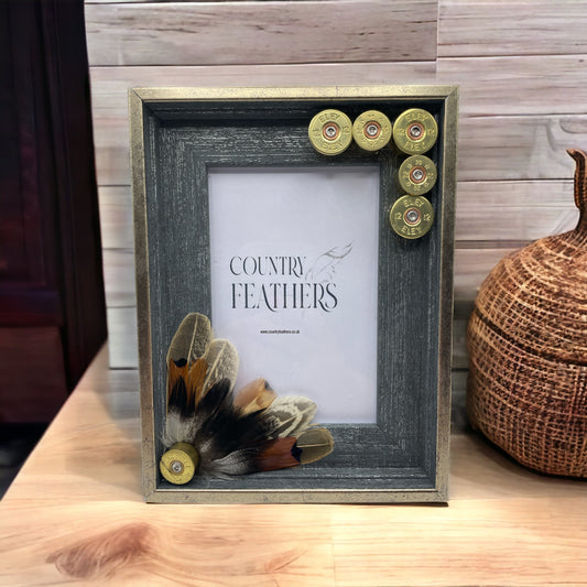 Pheasant & Duck Feather Photo Frame (CFPF2122)