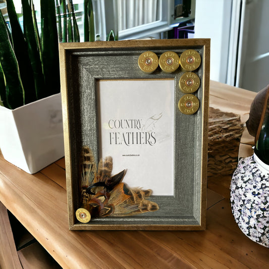 Pheasant & Duck Feather Photo Frame (CFPF2173)