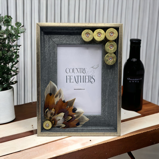 Pheasant & Duck Feather Photo Frame (CFPF2105)